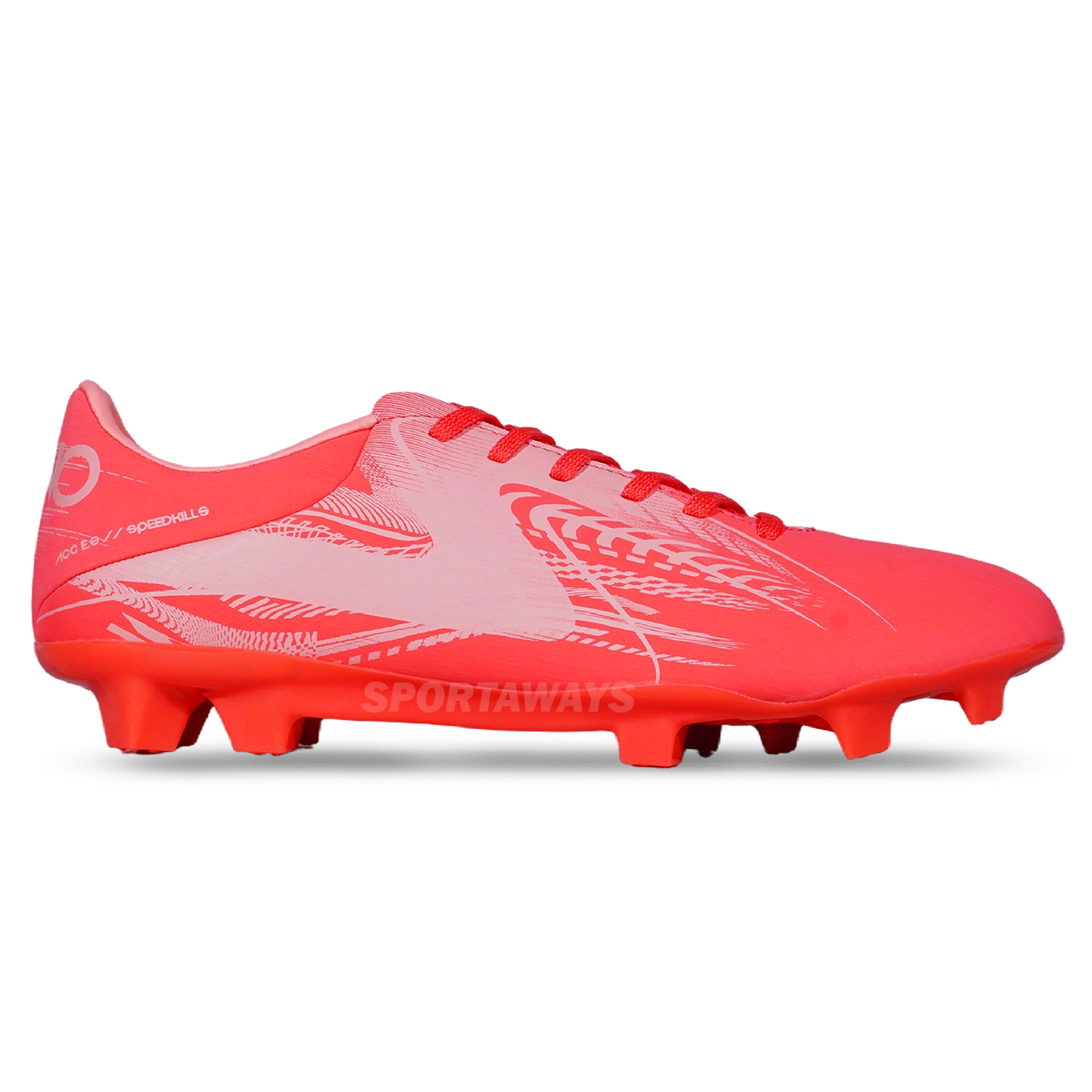 Sepatu Bola Specs Elevation Two FG - Fiery Rose/Dessert Flower